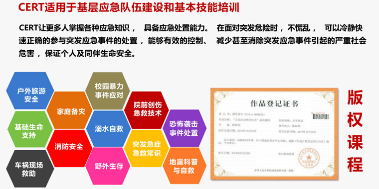 CERT公民应急响应技术培训适应范围