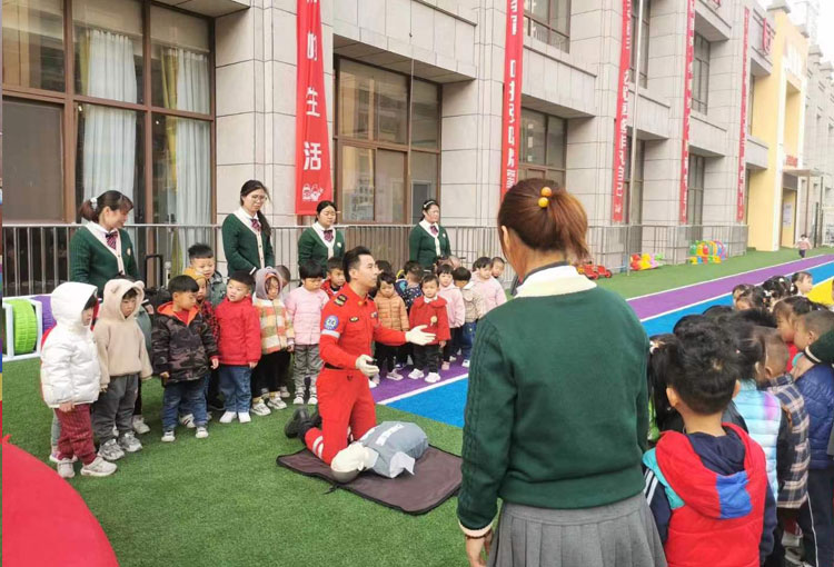 高新某幼儿园西安安全演练